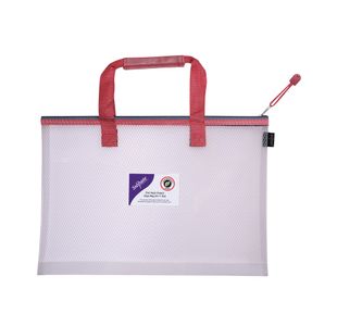 Snopake Eva Zippa Bag 480X350Mm Red