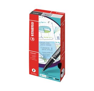 Stabilo Sensor Cus Tip Flnr Blu Pk10
