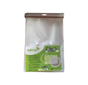 Seco Rcyc Popper Wallet A4 Clear Pk5