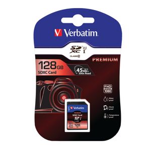 Verbatim Premium Sdxc Mem Card 128Gb