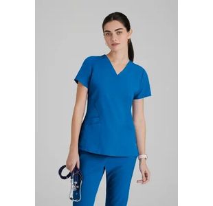 One Pulse Scrub Top Ro Blue 2Xs