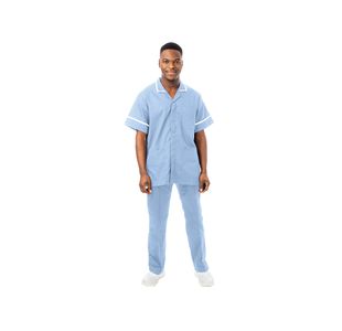 Philip Male Tunic Sky Blue/White 42