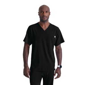 Sk0112 Unisex V Scrub Top Black 5Xl