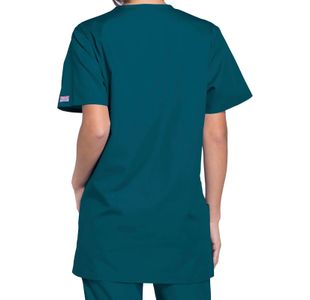Prof V-Neck Scrub Top Carib Blue S