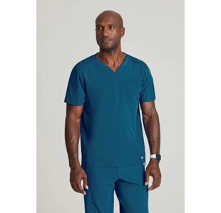 One Velocity Scrub Top Bah Blue Xl