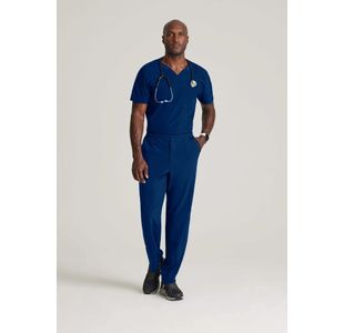 One Velocity Scrub Top Indigo 2Xl