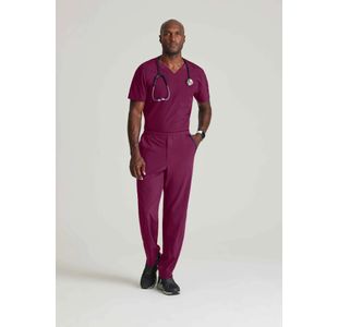 One Velocity Scrub Top Wine 5Xl