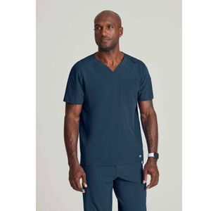 One Velocity Scrub Top Steel 2Xl