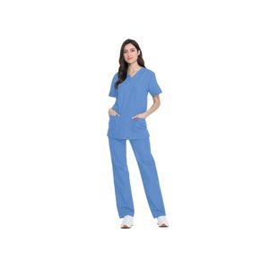 Unisex Scrub Set Top/Trs Ceil Xs