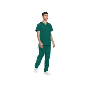 Unisex Scrub Set Top/Trs Hnt Grn M