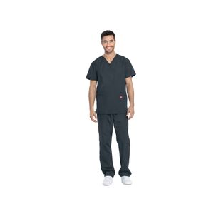Unisex Scrub Set Top/Trs Pewter Xs