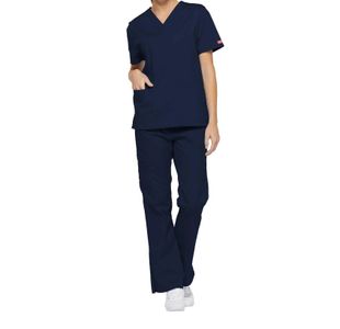Signature Scrub Top Navy Xs