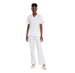 Signature Scrub Top White M