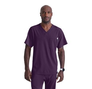 Sk0112 Unisex V Scrub Top Egpl L