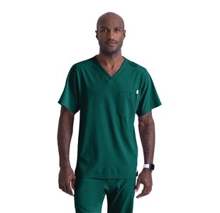 Sk0112 Unisex V Scrub Top Hntgrn 5Xl