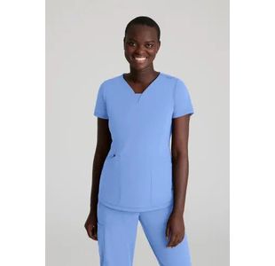 Serene Knit Scrub Top Ceil 2Xl