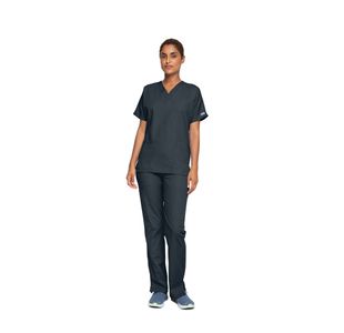4700 Unisex Scrub Top Pewter M