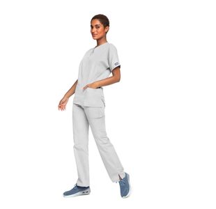 4700 Unisex Scrub Top White M