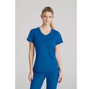 Flow Knit Scrub Top Royal Blue S