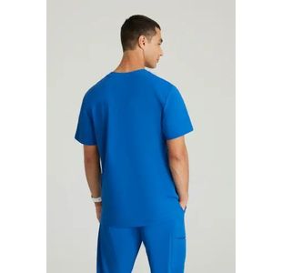 Flex Knit Scrub Top Royal Blue 3Xl
