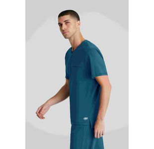 Flex Knit Scrub Top Bah Blue 4Xl