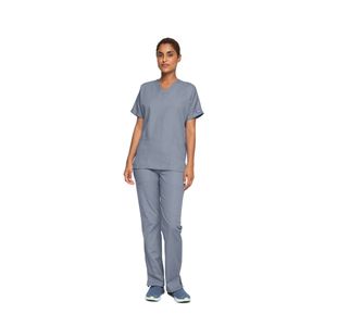 4700 Unisex Scrub Top Grey 2Xl