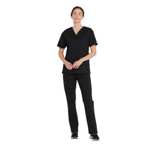 Signature Scrub Top Black 2Xs