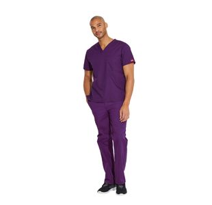 Signature Scrub Top Eggplant 2Xl