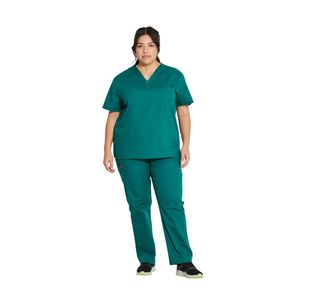 Signature Scrub Top Hunt Grn L