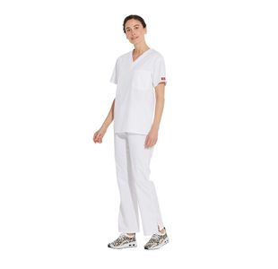 Signature Scrub Top White 2Xs
