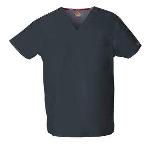 Signature Scrub Top Pewter L