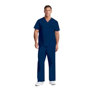 Signature Scrub Top Navy 2Xs