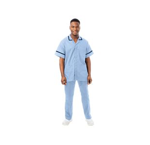 Philip Male Tunic Sky Blue/Navy 44