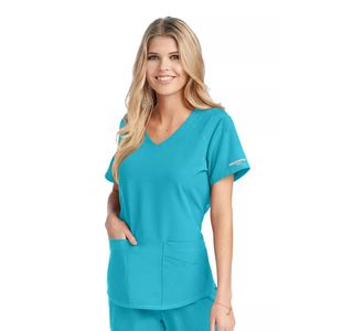 Breeze Womens Scrub Top Tur Xs