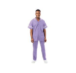 Philip Male Tunic Lilac/White 42
