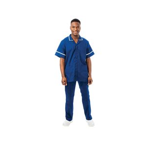 Philip Male Tunic Buga Blu/Wht 46