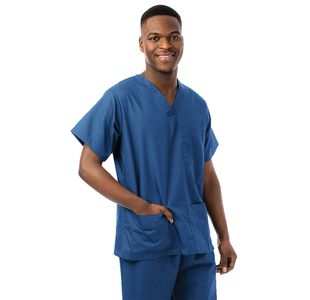 Unisex Lwt Scrub Top Cornflower M