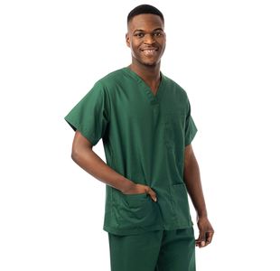 Unisex Lwt Scrub Top Bottle Grn Xs