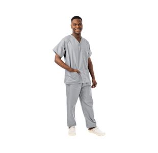 Unisex Lwt Scrub Top Pale Grey 3Xl
