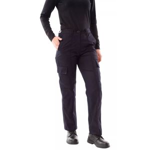 Ladies Cargo Trousers Reg Navy 12