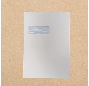 Thames C4 100Gsm White Env. Window Pk250